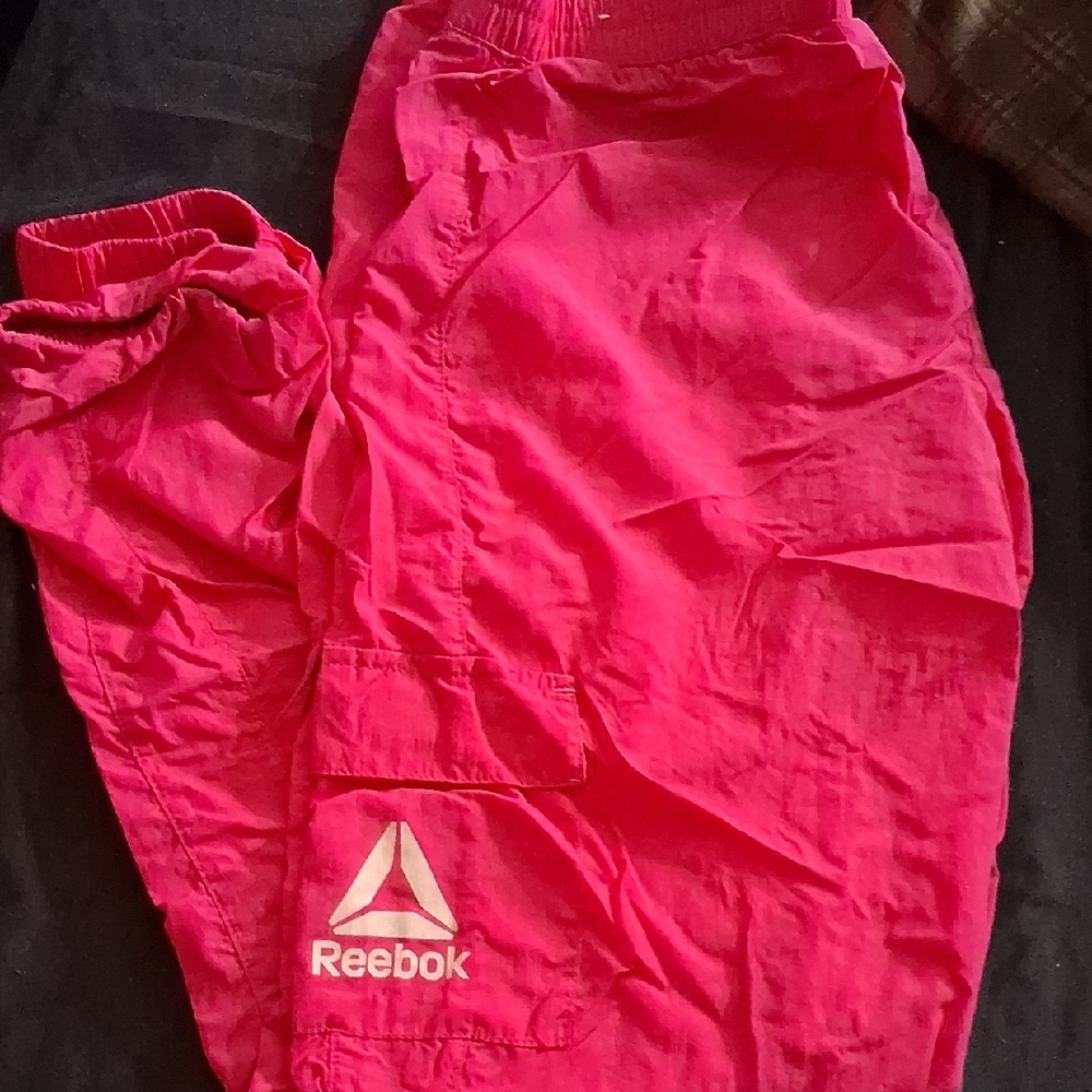 Reebok Hot Pink Lightweight Track Pants